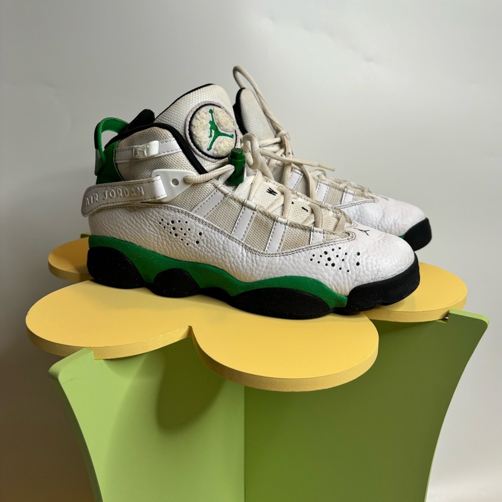 🍀JORDANS 6 RINGS LUCKY GREEN - BOYS